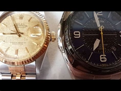 rolex vs bulova.